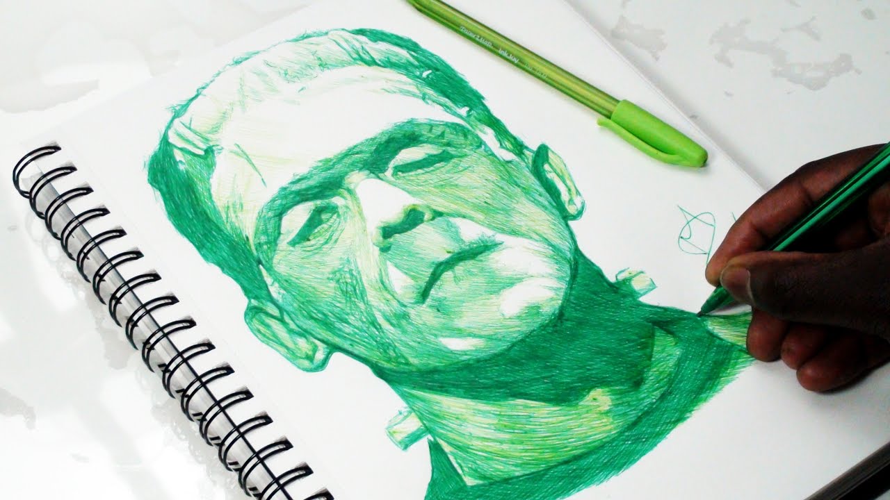 Drawing FRANKENSTEIN'S MONSTER - INKTOBER DAY 12 - DeMoose Art