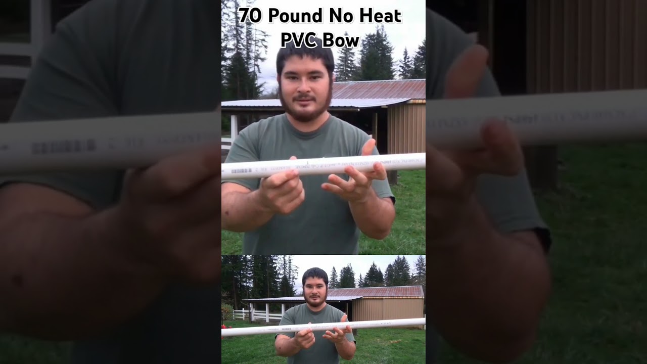 Planning the 70 Pounds No Heat PVC Bow #archery #diy