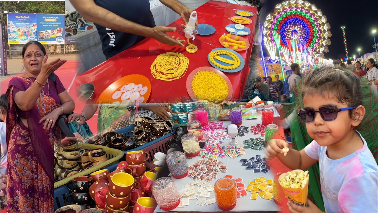 bachho ko lekar vanita vishram mela dekha