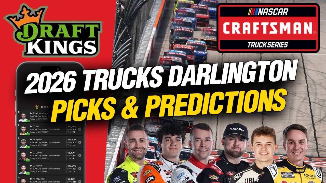 NASCAR Darlington Trucks DraftKings Breakdown | Picks, Strategy & Predictions