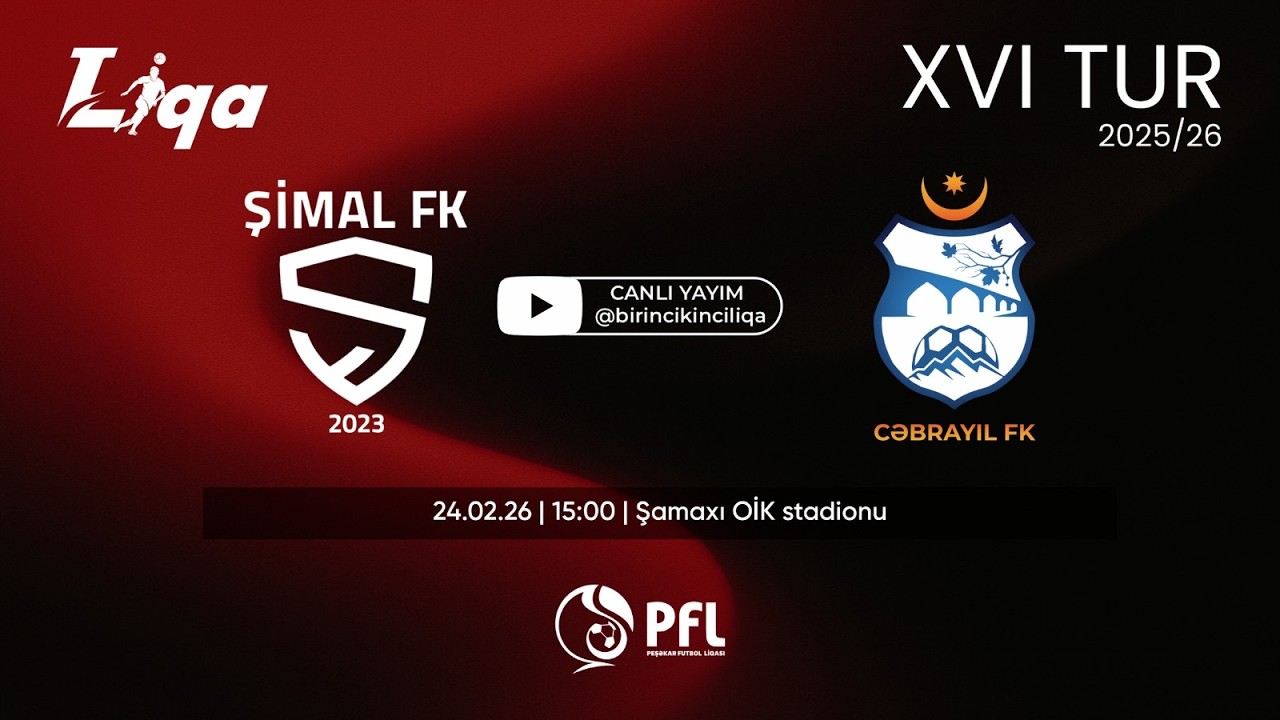 I Liqa 2025/2026 mövsümü XVI tur “Şimal