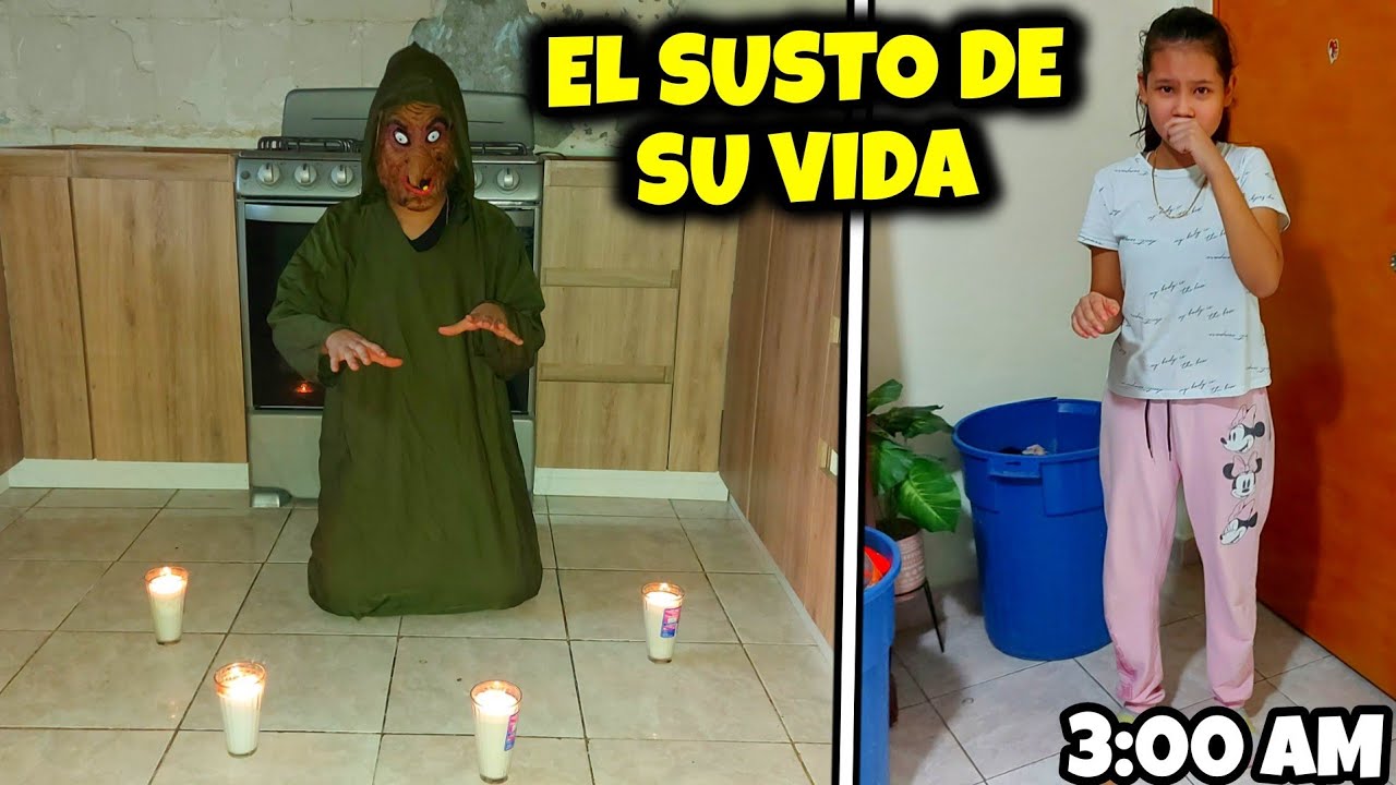 MI HERMANA CASI LLORA CON ESTA BROMA EN HALLOWEEN!! 😨 *Terrorifico*