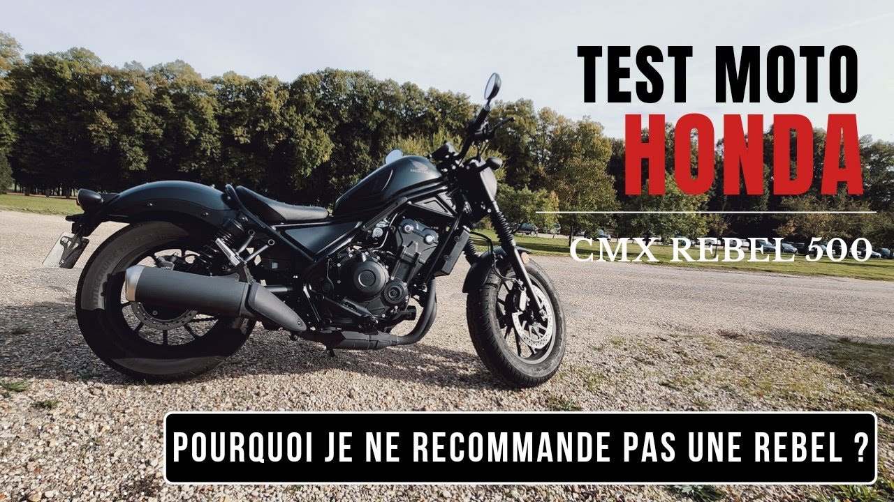 Ce que je REGRETTE sur la Honda Rebel 500 | ESSAI MOTO