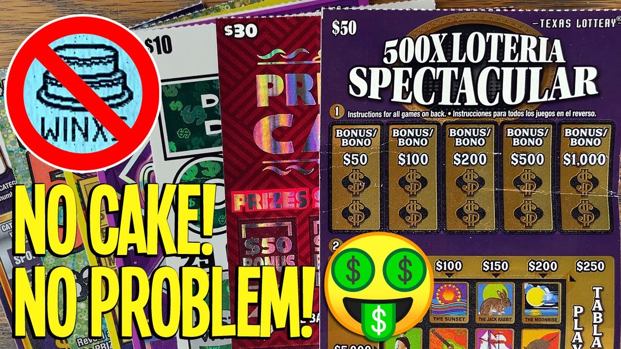 No CAKE! No PROBLEM! 💰 $50 500X Loteria 🔴 $150 TEXAS LOTTERY Scratch Offs