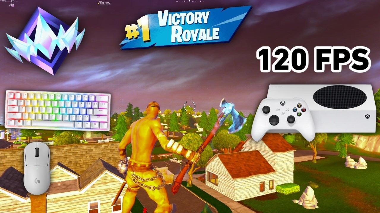 Fortnite Unreal Ranked Reload On Xbox Series S | Keyboard & Mouse Gameplay | 120 FPS | 4K