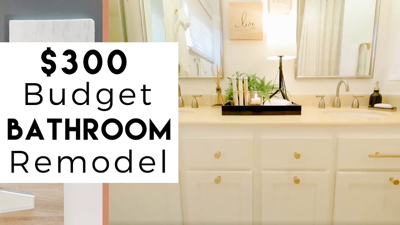 $300 Budget, Bathroom Remodel