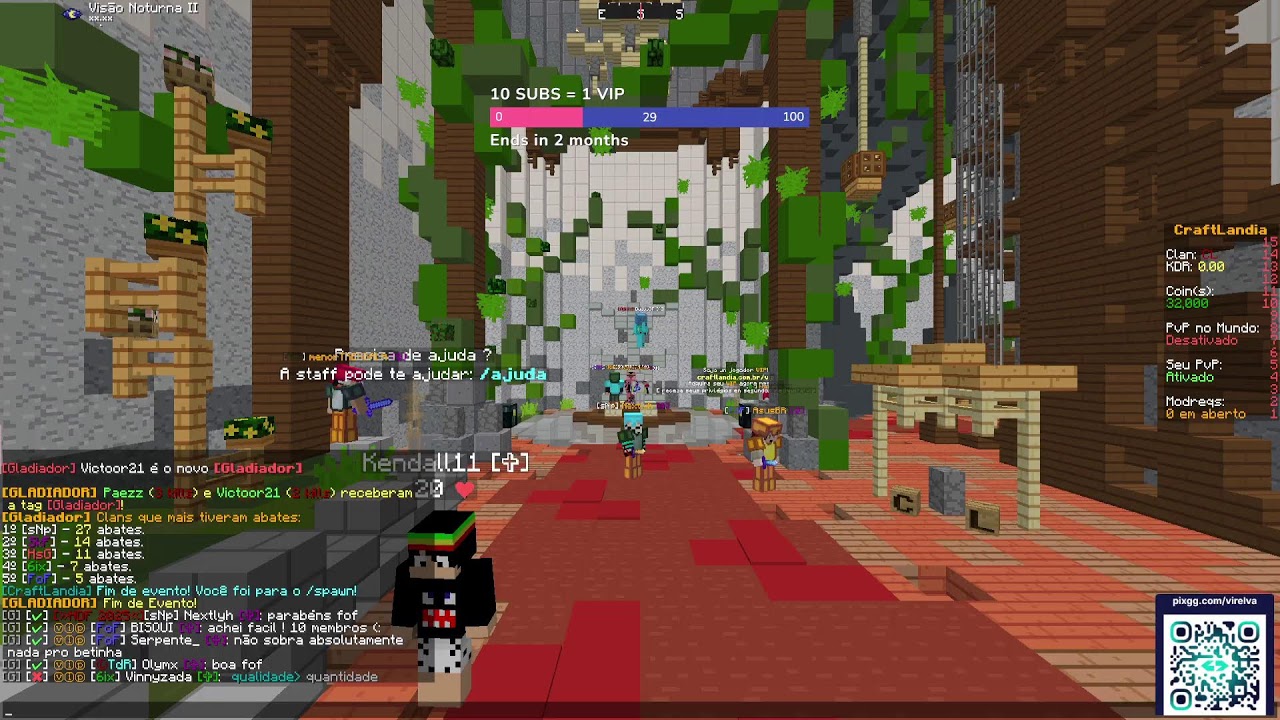 🟢 CRAFTLANDIA┃HALL DA FAMA🟢