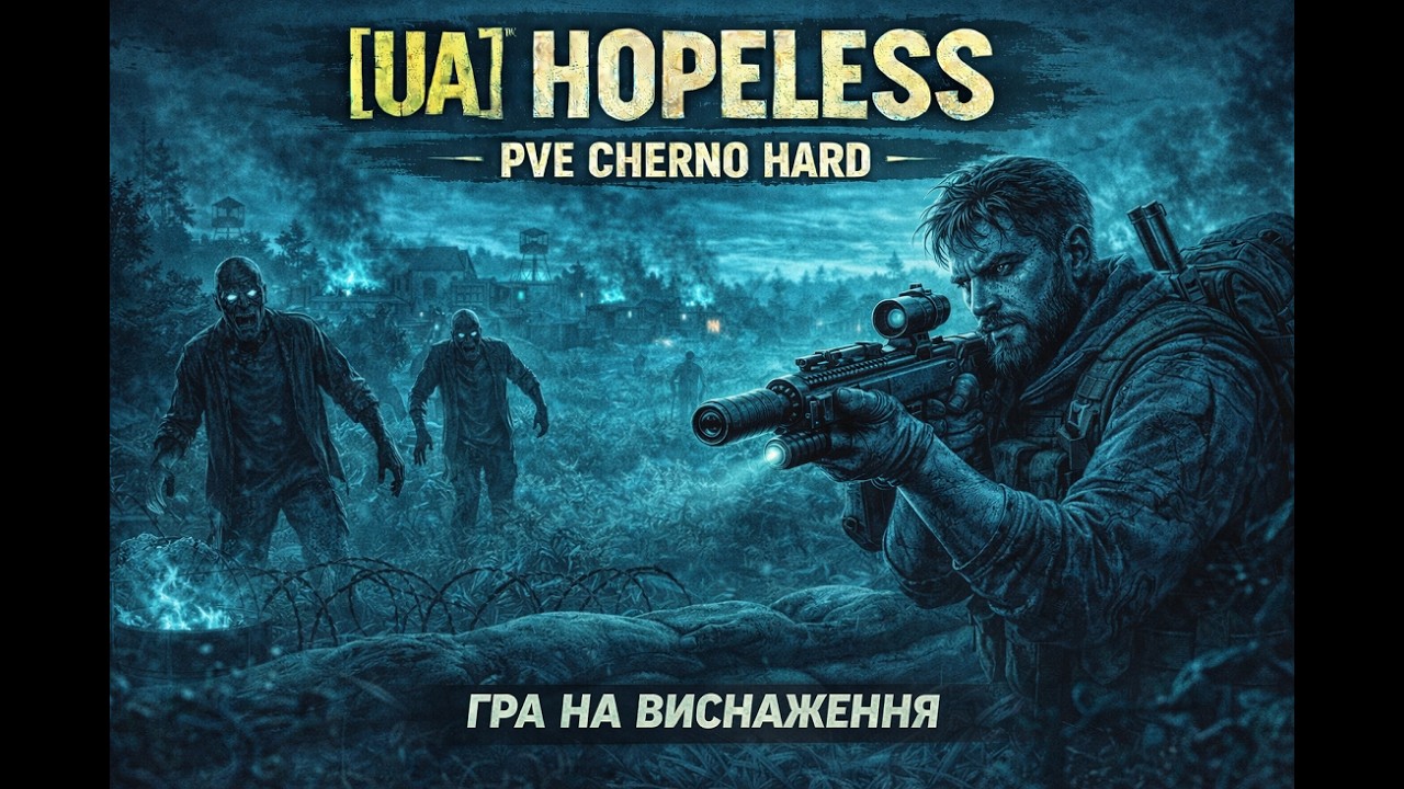 DayZ Українською - Гра на виснаження ч.2 - UA] HOPELESS PVE CHERNO HARD @JARGON GAMING