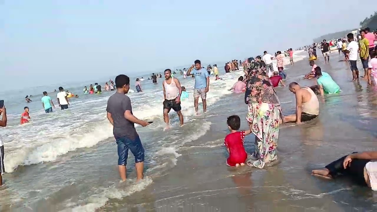 কক্সবাজার সমুদ্রের উত্তাল ডেউ || Cox's Bazar Sea Beach HD