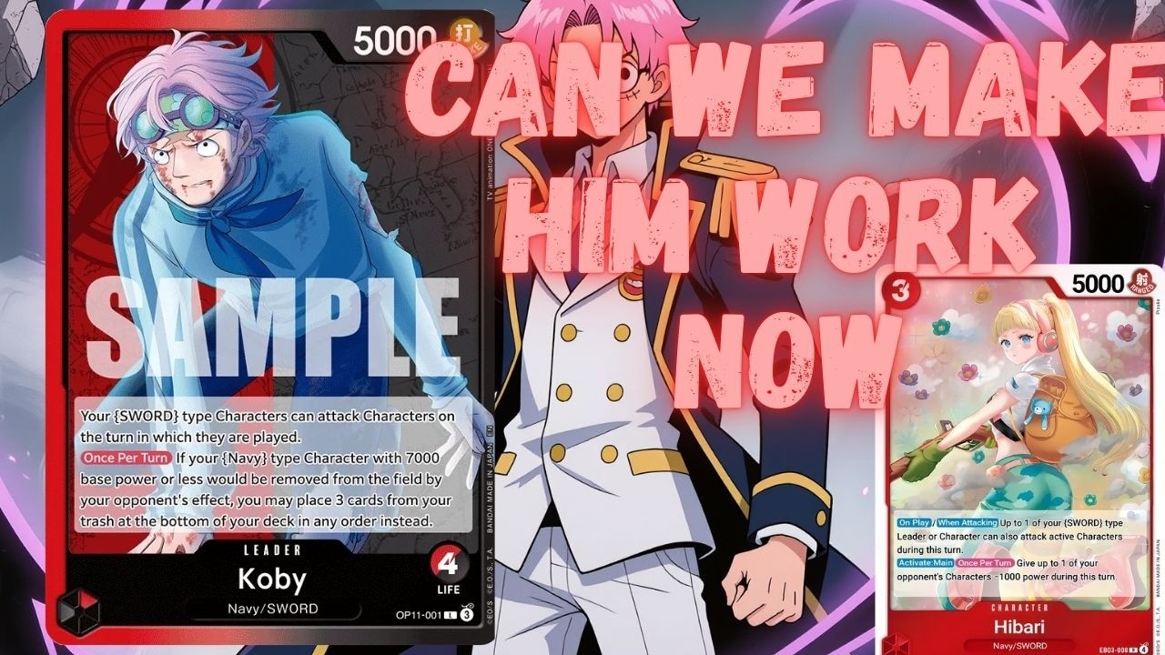 Op15 Koby Will Be A Menace But   Can He Work Now