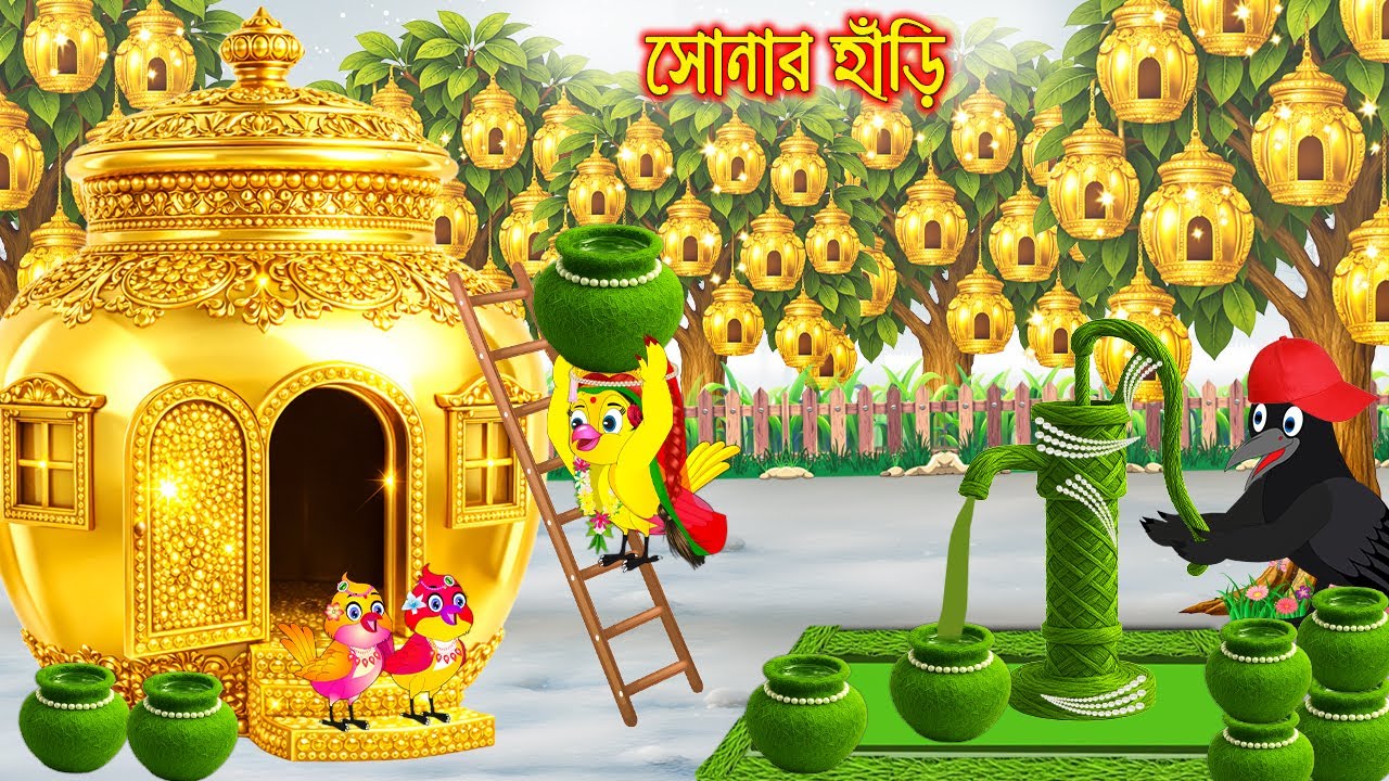 সোনার হাঁড়ি | Sonar Hari | Bangla Cartoon | Rupkothar golpo | Tuni Pakhir Golpo | Pakhir Golpo