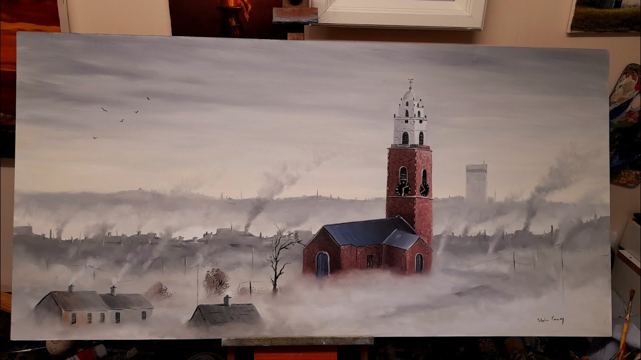 how to paint mist and fog in Oil Painting Part 1