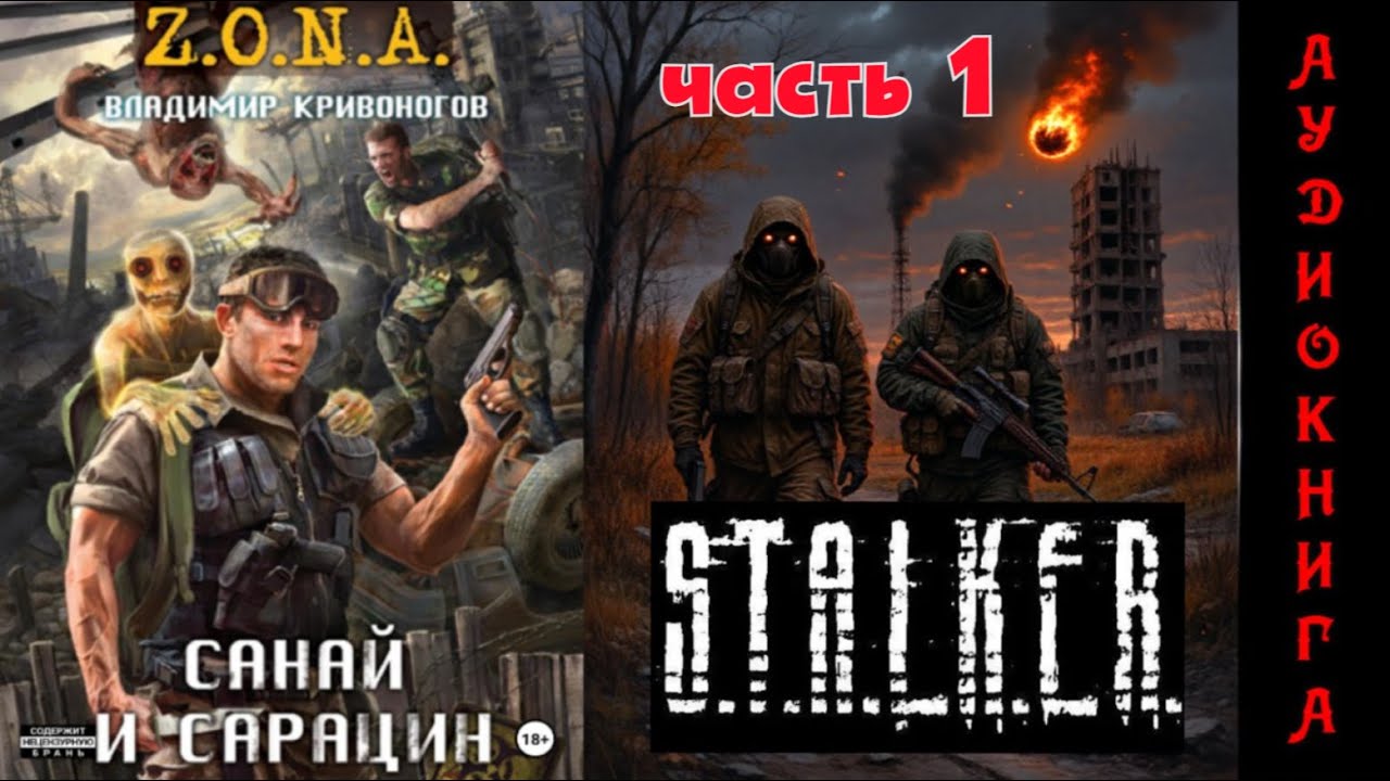 ☢ САНАЙ И САРАЦИН ☣ (часть 1) Вселенная S.T.A.L.K.E.R. | БОЕВАЯ ФАНТАСТИКА | Аудиокнига
