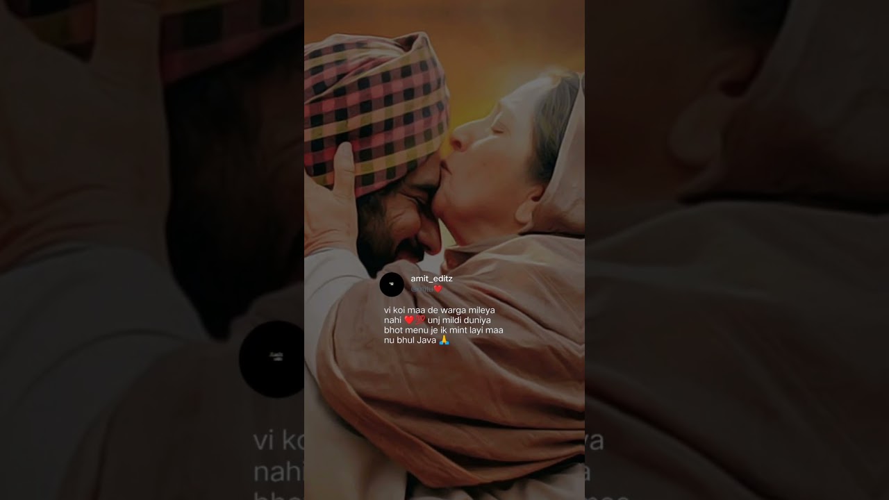 maa❤️ status Punjabi shayari 💯 maa🥰 Punjabi status WhatsApp status Punjabi #punjabisong