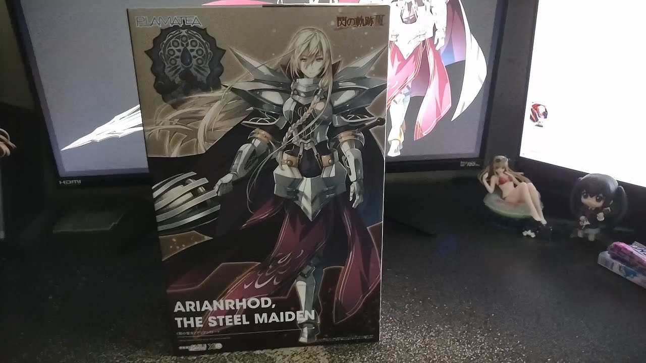 Arianrhod The Steel Maiden Plamatea unboxing + figure showing