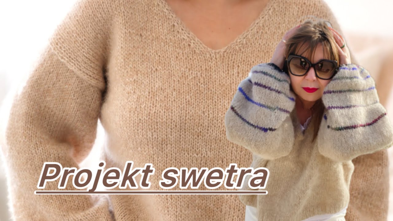 Nowy projekt swetra na drutach
