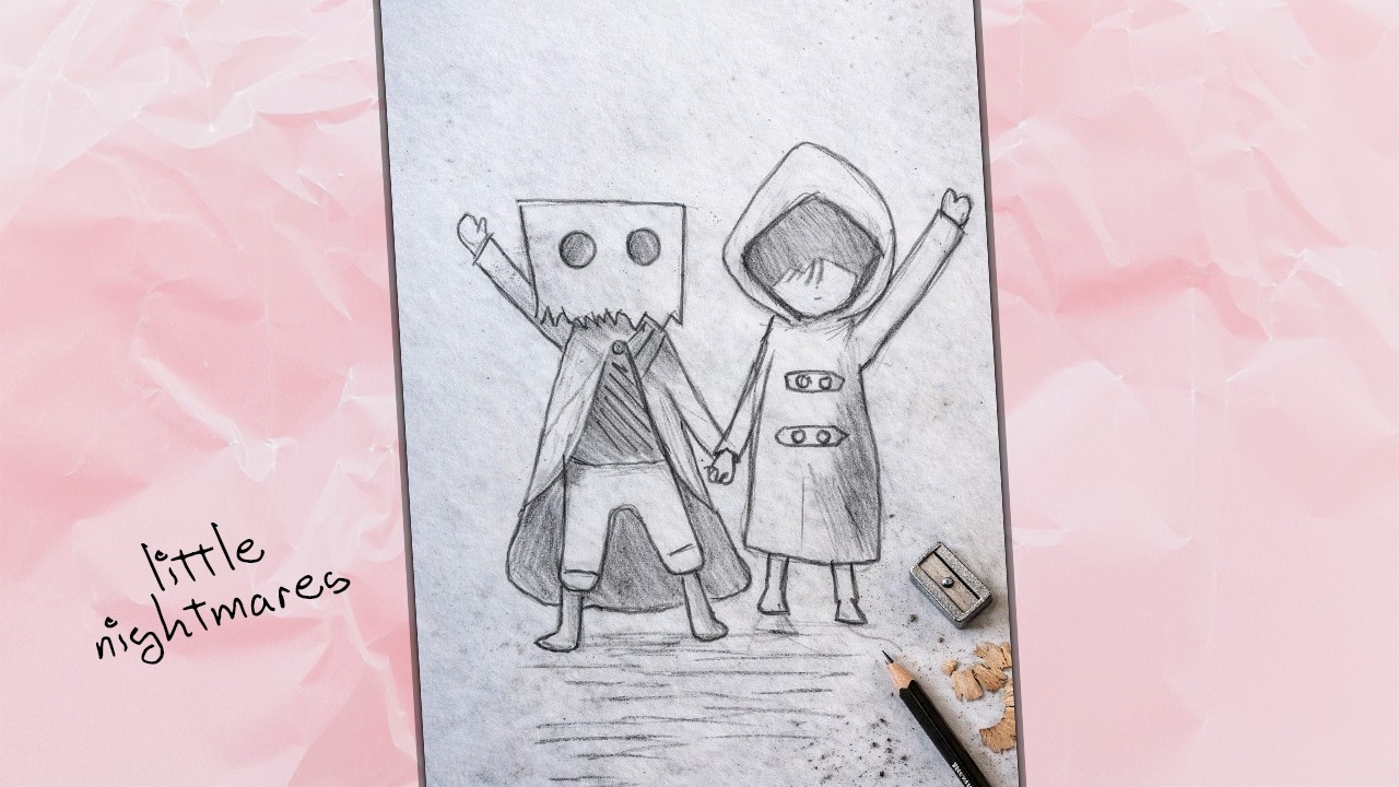 I Drew a Little Nightmares Character for the First Time… This Is How It Turned Out 😱 | Pencil Sketch