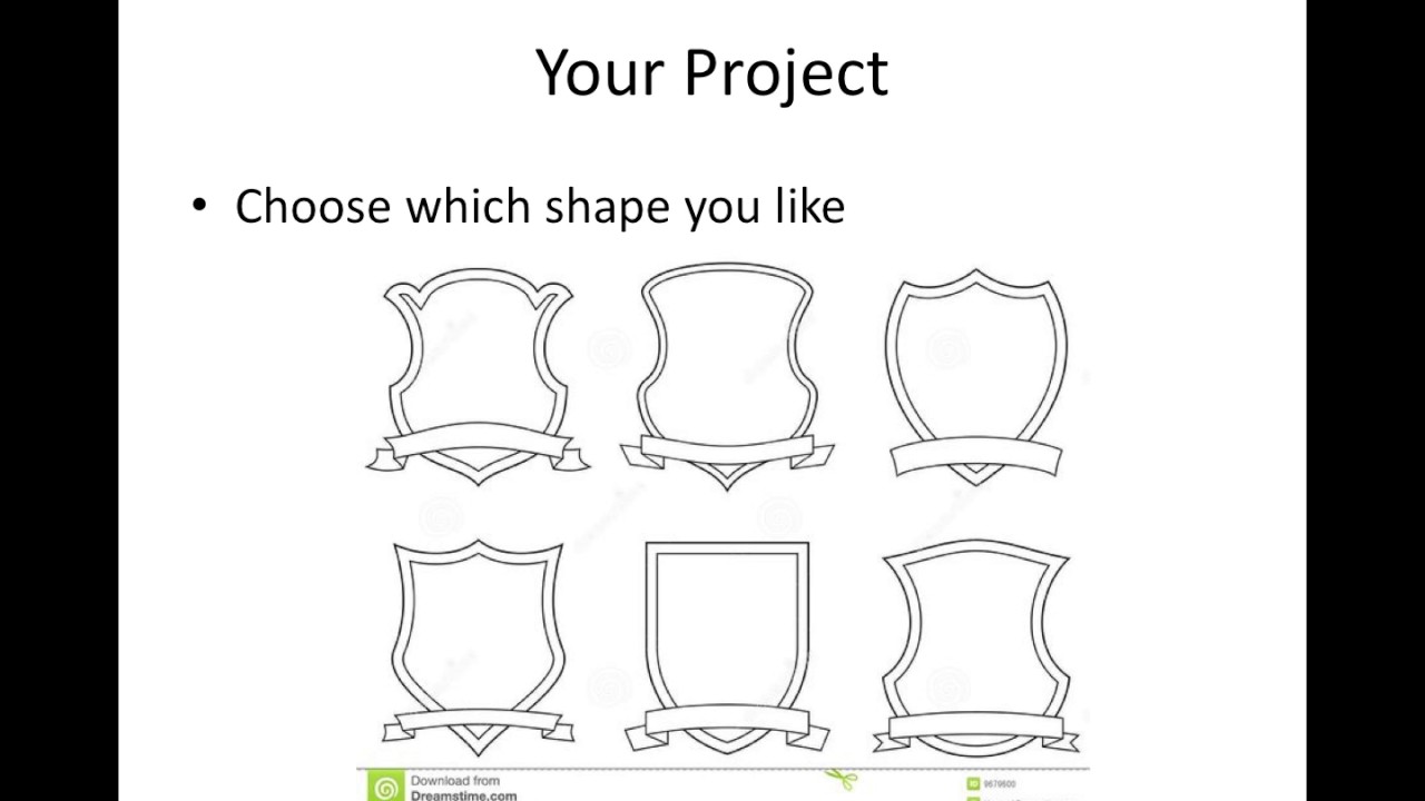Coat of Arms Art lesson