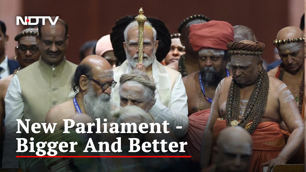 New Parliament Opening With Mega 'Sengol' Ceremony