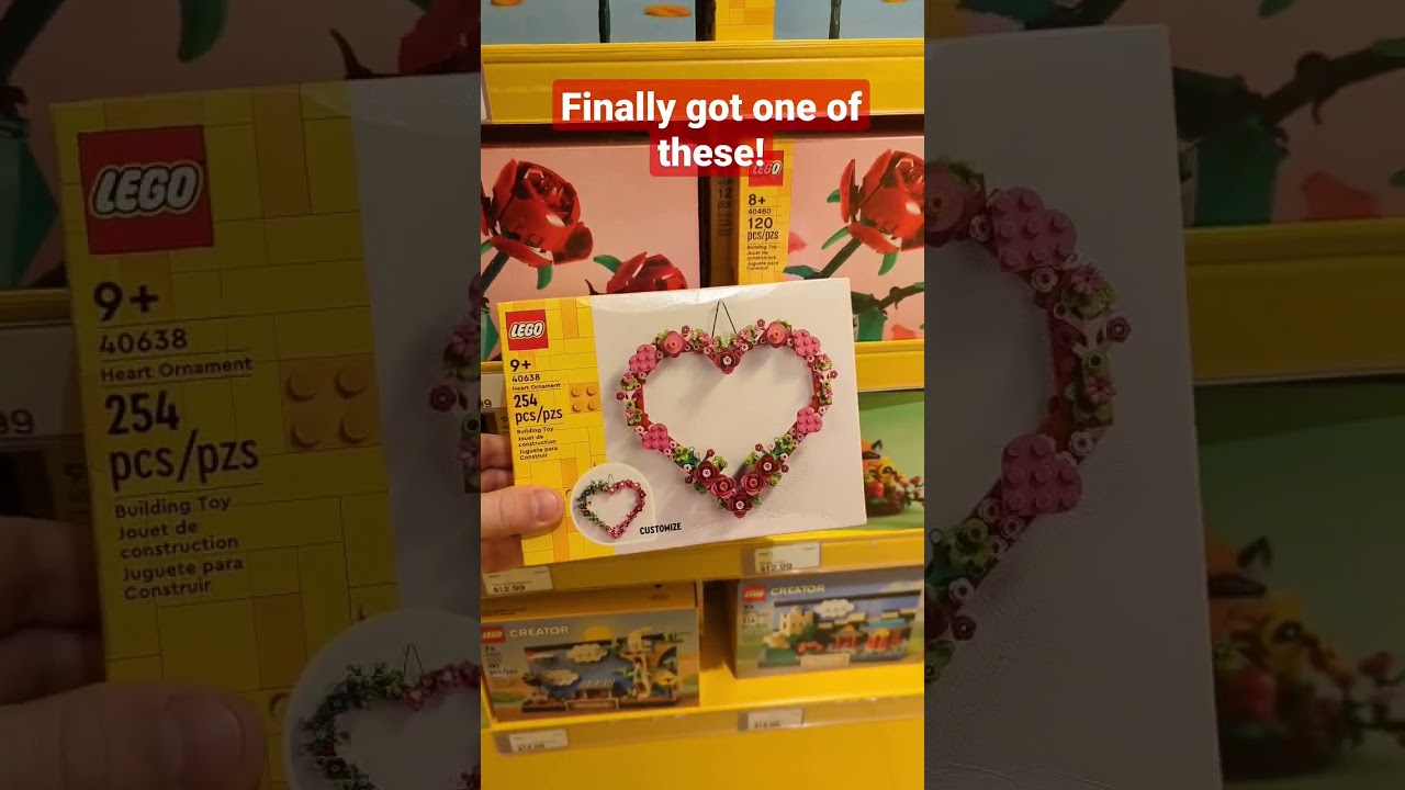 Finally secured the #LEGO Heart Ornament (#40638) at the Store!