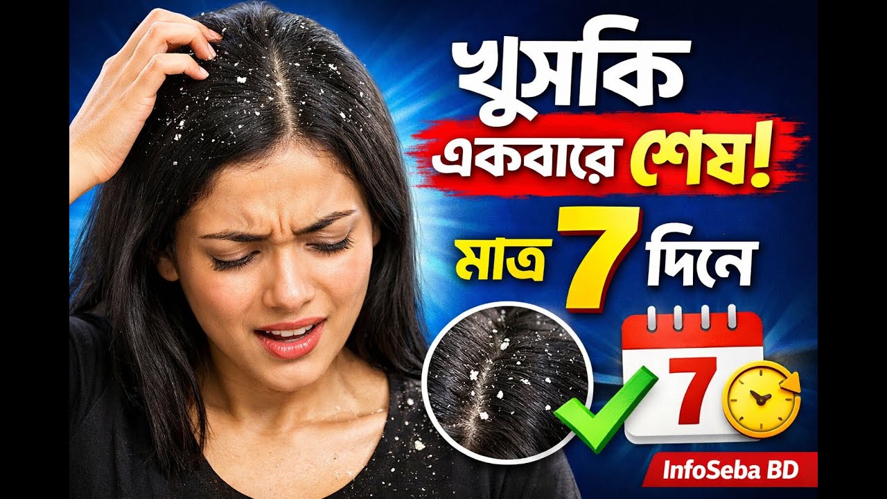 মাথার খুসকি দূর করার সহজ ও প্রমাণিত টিপস । InfoSeba BD Health Tips