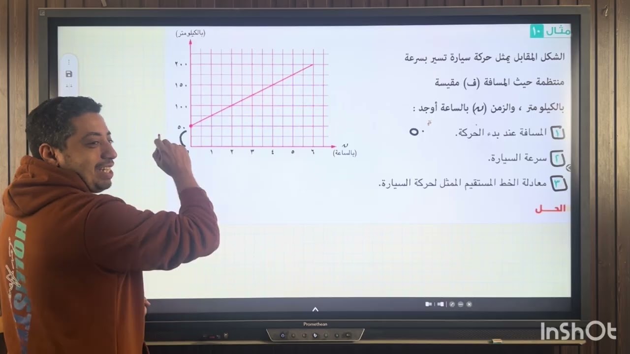 الصف الثالث الإعدادي تابع معادلة الخط المستقيم