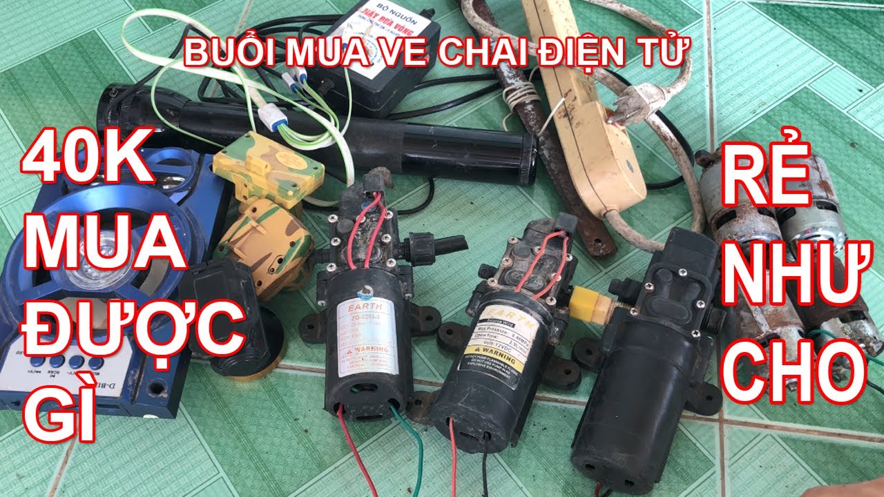 Buổi mua ve chai, 40k Mua Được Nhiều đồ ngon