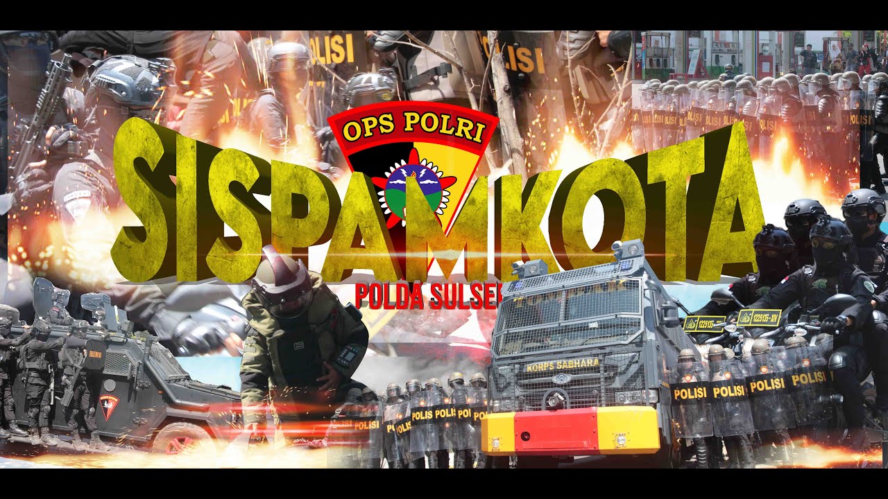 Sispamkota Polda sulsel dalam rangka Ops Mantap Brata 2023 - 2024