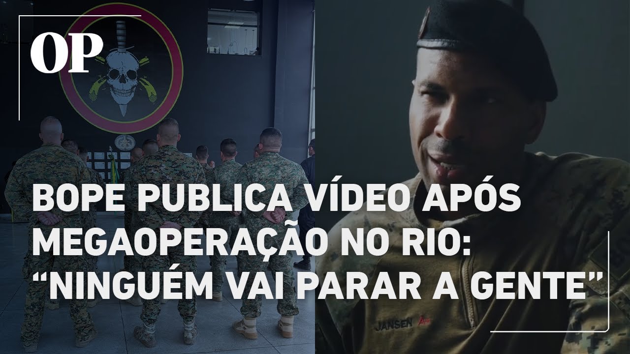 Bope do Rio faz homenagem a policiais mortos em megaoperação e avisa: “Ninguém vai parar a gente”