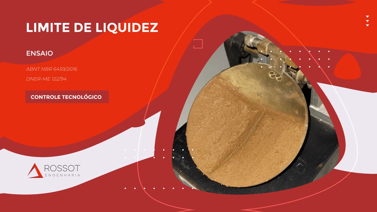 Limite de Liquidez - ABNT NBR 6459/2016 - DNER-ME 122/94