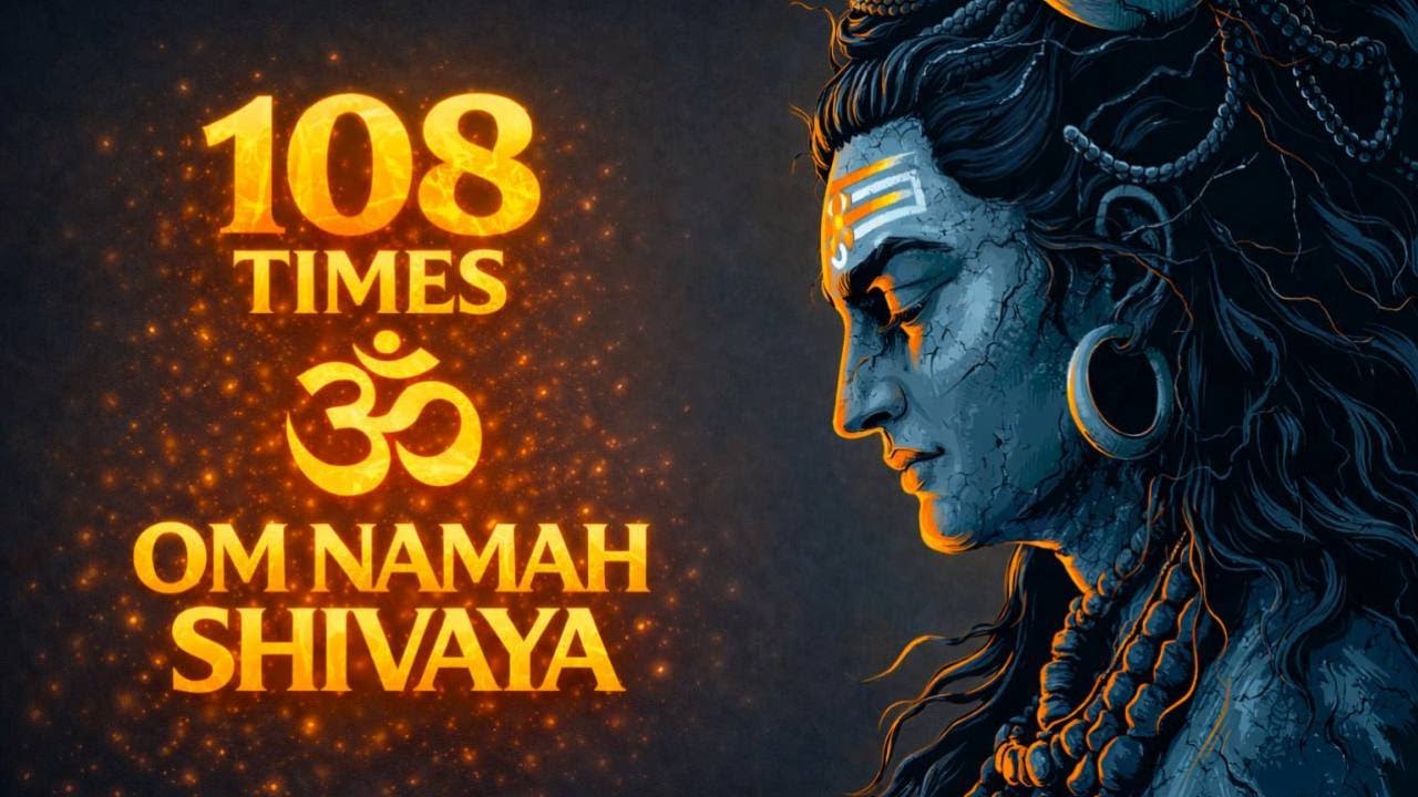 ॐ नमः शिवाय 108 बार | Om Namah Shivaya 108 Times | Deep Meditation Mantra | Calm & Peaceful Chant