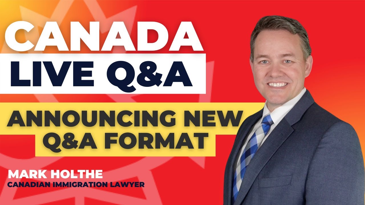 Immigrate to Canada - LIVE Q&A with Mark Holthe