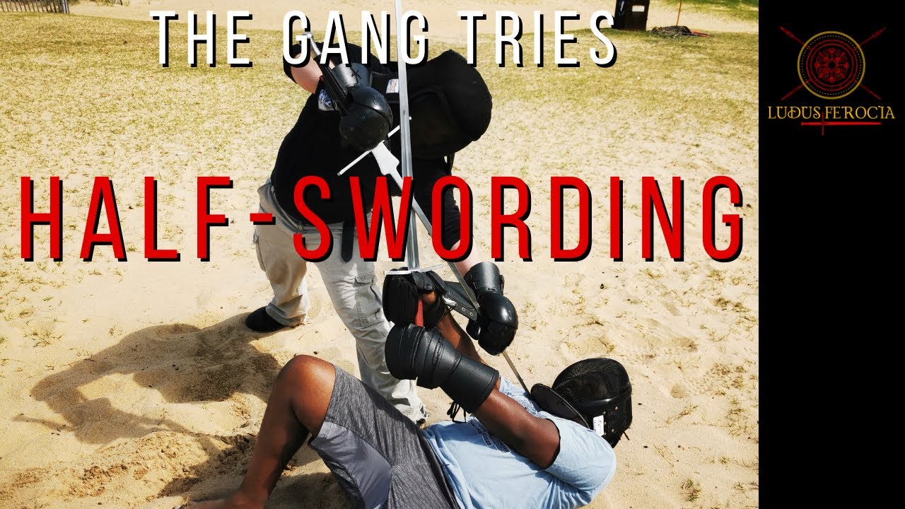 The Gang Tries Half-Swording | Fiore Longsword
