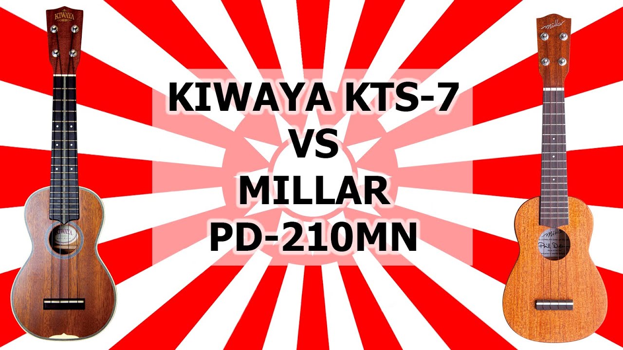 Сравнение укулеле сопрано из красного дерева: Kiwaya KTS-7 и Millar PD-210MN. Демонстрация подпис...