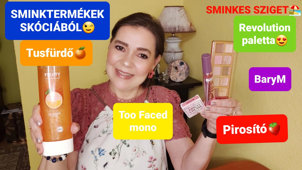 SMINKTERMÉKEK SKÓCIÁBÓL/HAUL👜 /SMINK #drogéria #makeup #smink #revolution #toofaced #haul #shopping