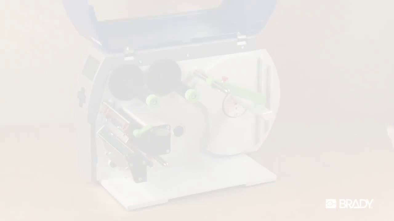 GO Industrial | Brady PR Plus Printer - How to Load Ribbon Material