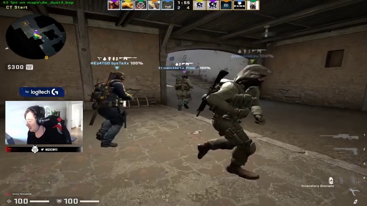 KennyS Plays Faceit Dust 2|CSGO Daily Streams|