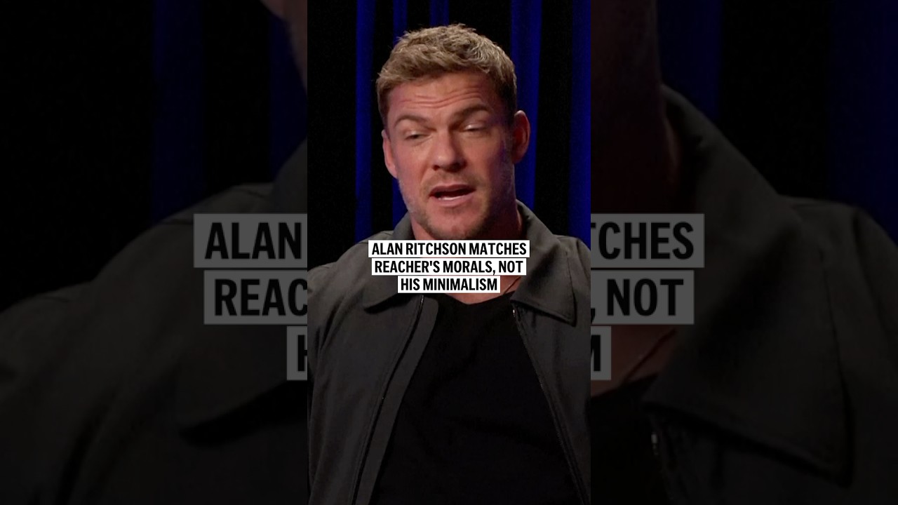 Alan Ritchson matches Reacher's morals, not his minimalism