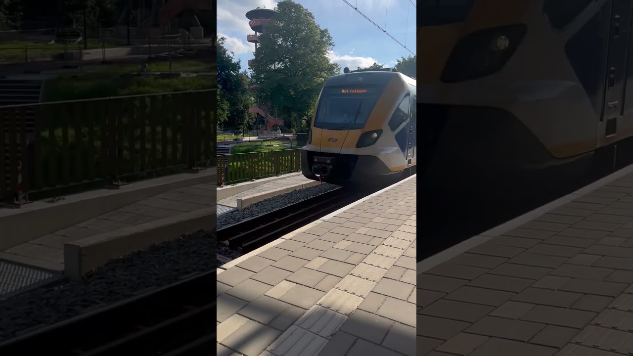 NS sprinter als intercity op station Nunspeet