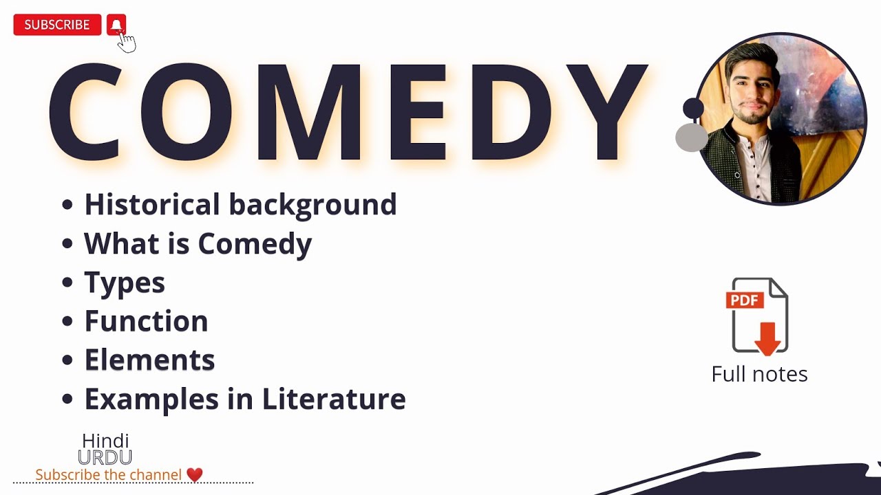 Comedy | Comedy in literature | comedy and its types in Hindi | Literary term Comedy, what is Comedy