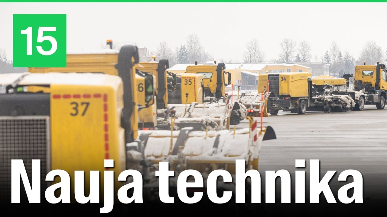 Lietuvos oro uostai pristatė galingą sniego valymo techniką; kuo ji ypatinga?