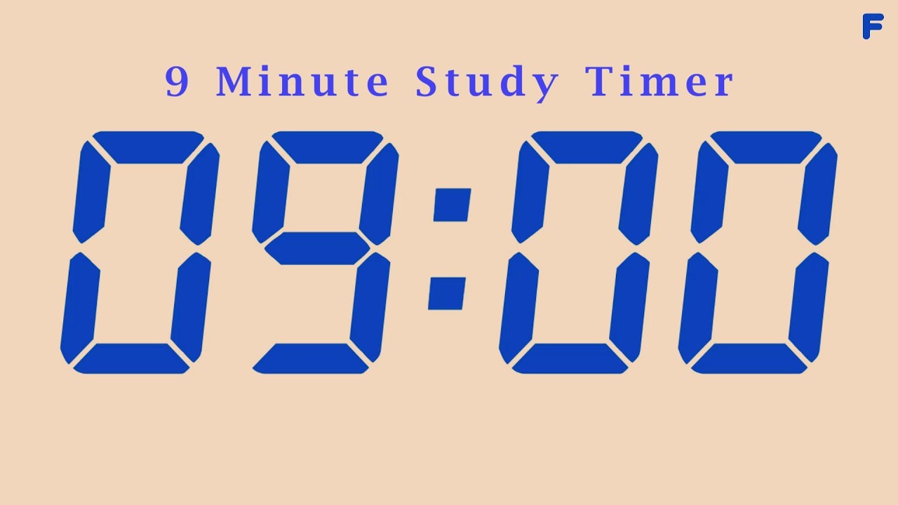 9 Minute Study Timer