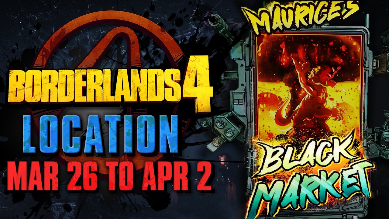 Местонахождение торгового автомата на чёрном рынке!! (26 марта 2026 г.) - Borderlands 4