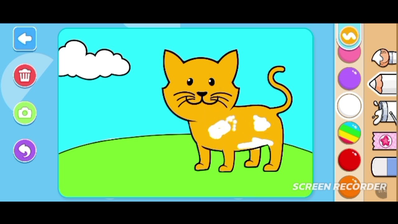 Let's colour a cat