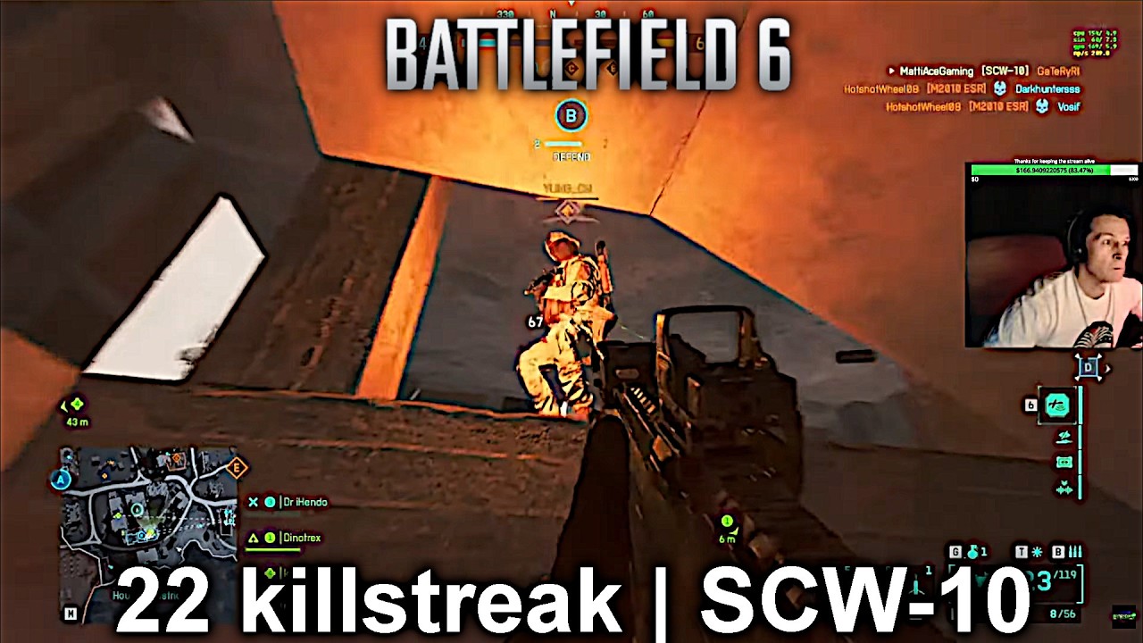 Battlefield 6 - 22 killstreak | SCW-10 PTFO