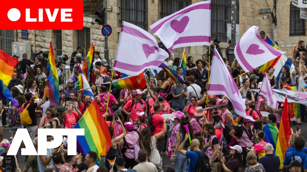 LIVE: Jerusalem Pride Parade 2026 and Tolerance March Ending Near the Knesset | APT
