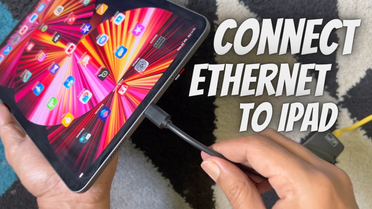 Как использовать Ethernet с iPad через кабель USB C или Lightning | Проводной интернет для iPad