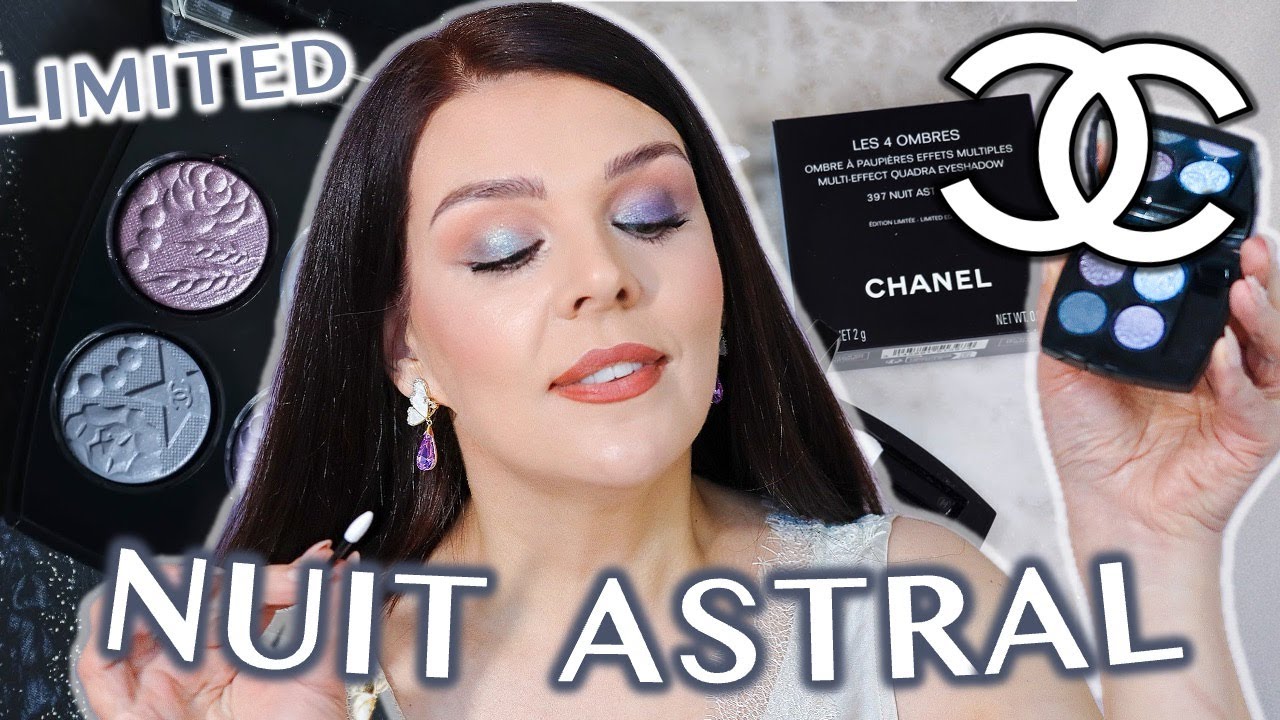 Лимитированная коллекция Chanel Nuit Astrale: образцы, примерка и демонстрация полного макияжа