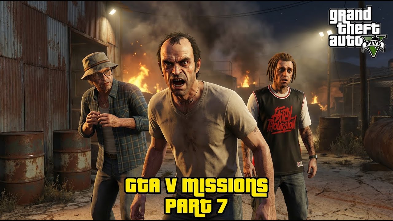 GTA V Story mode | When Trevor Shows Up, Everything Explodes | PART 7