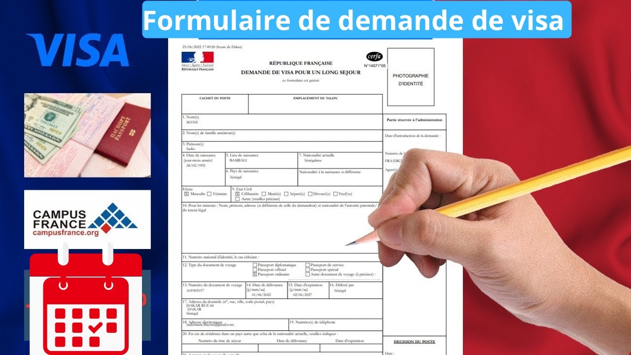 Comment remplir le formulaire de demande de visa sur France-visa ?  (Nouvelle méthode 2024)